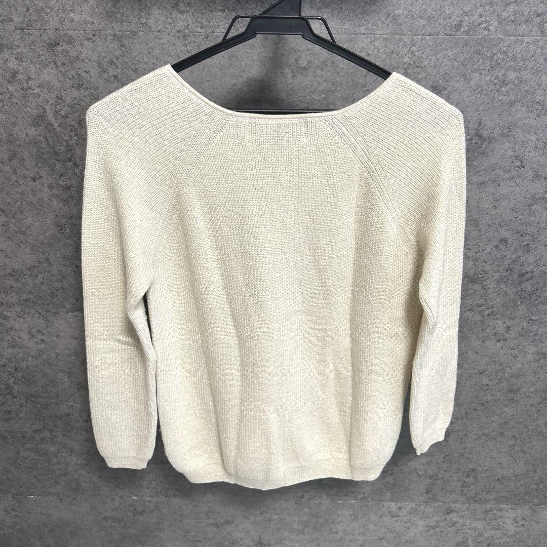 【極美品】ROPE ロペ 薄手白ニット レディース Mサイズ