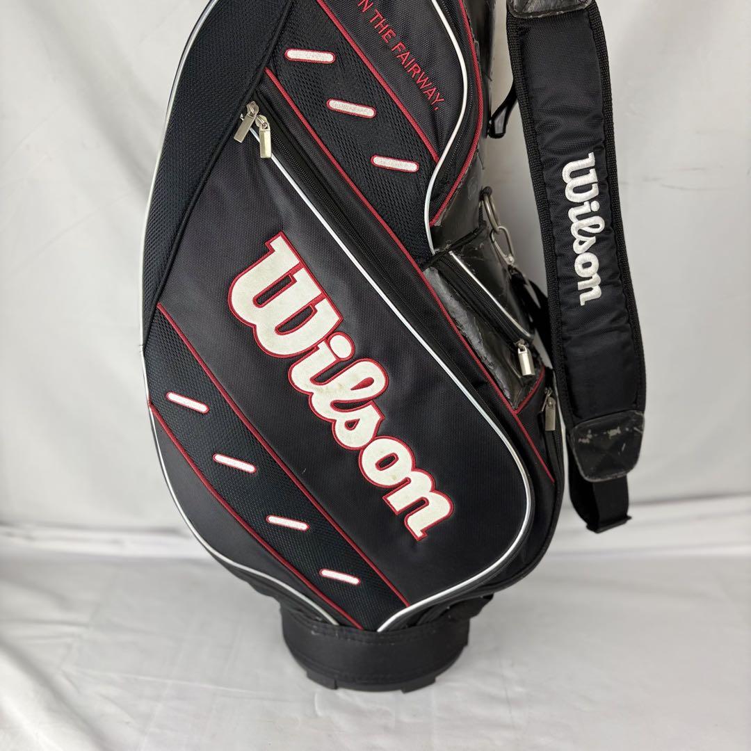 Wilson ウィルソン ゴルフバッグ キャディバッグ 6分割