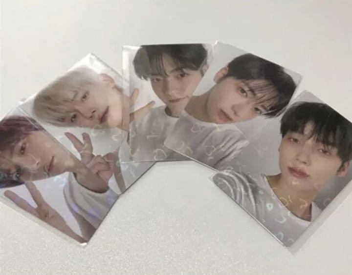 ブラウン系【大注目】 TXT thursday's child weverse 特典 トレカ 5枚