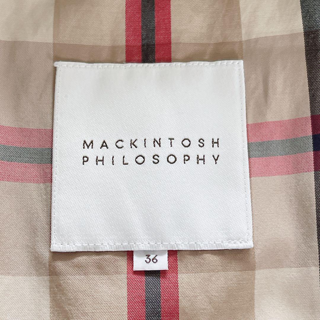 【MACKINTOSH PHILOSOPHY】トレンチコート ベージュ 36