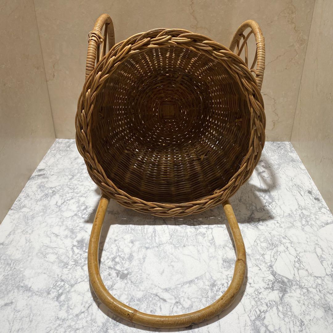 ヴィンテージ　ラタン　バスケット　マガジンラック　？　鉢カバー　？　小物入れ 楽天市場】植木鉢 カバー ラタンの通販