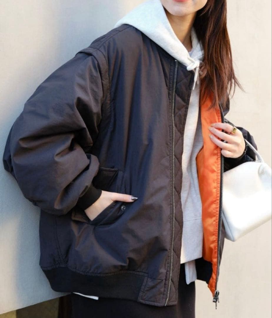 チャオパニックティピー 2WAYボリュームスリーブ MA-1 ブラック SIZE CIAOPANIC TYPY