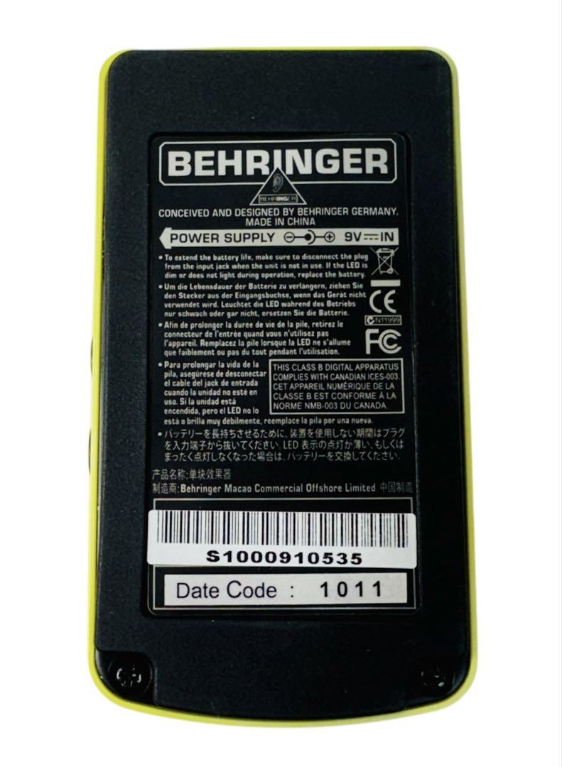 BEHRINGER ダイナミック ワウ /ヒューマンボイス DW400 Behringer | Product | DW400