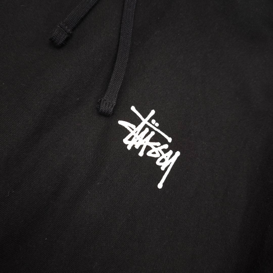 STUSSYノースリーブ パーカー ブラック Lサイズ 画像5