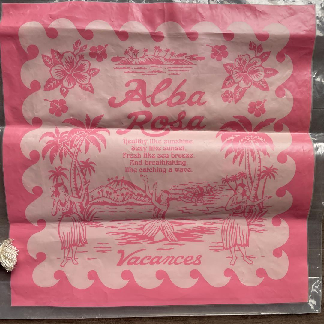 アルバローザ ショップ袋 ショッパー ALBA ROSA ハイビスカス