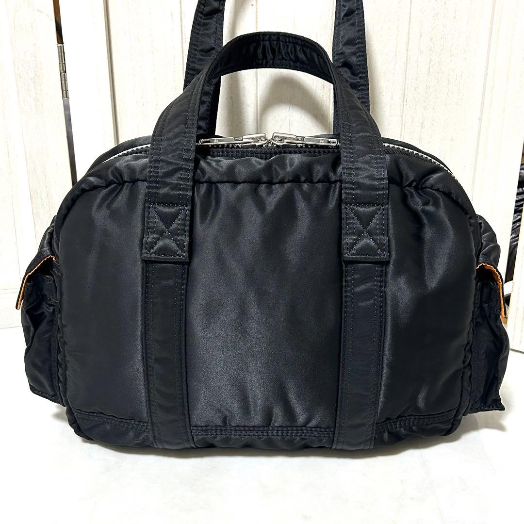 【極美品】ポーター タンカー ダッフルバッグ ボストンバッグ ナイロン ブラック Z585【ポーター／タンカー】ミニボストンバッグ ダッフル