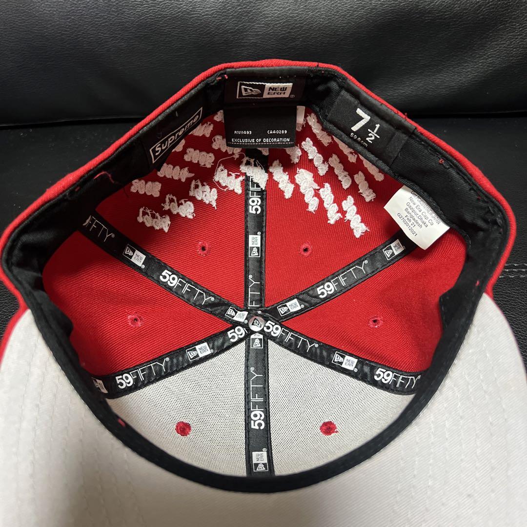 Supreme 59FIFTY レッドキャップ 7 1/2 [ミチさん専用]