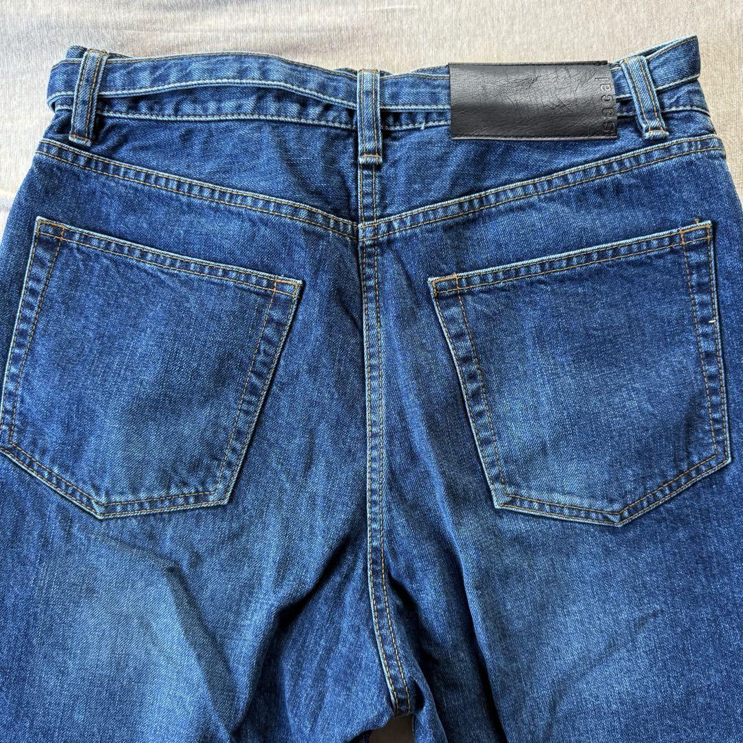 2新品 sacai レディース デニム パンツ ジーンズ ベルト付 サカイ