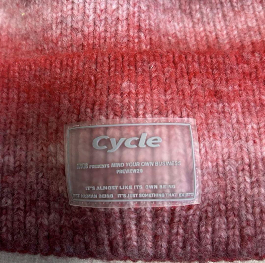 cycle by myob ビーニー Paper logo rib beanie -black- – Cycle by myob