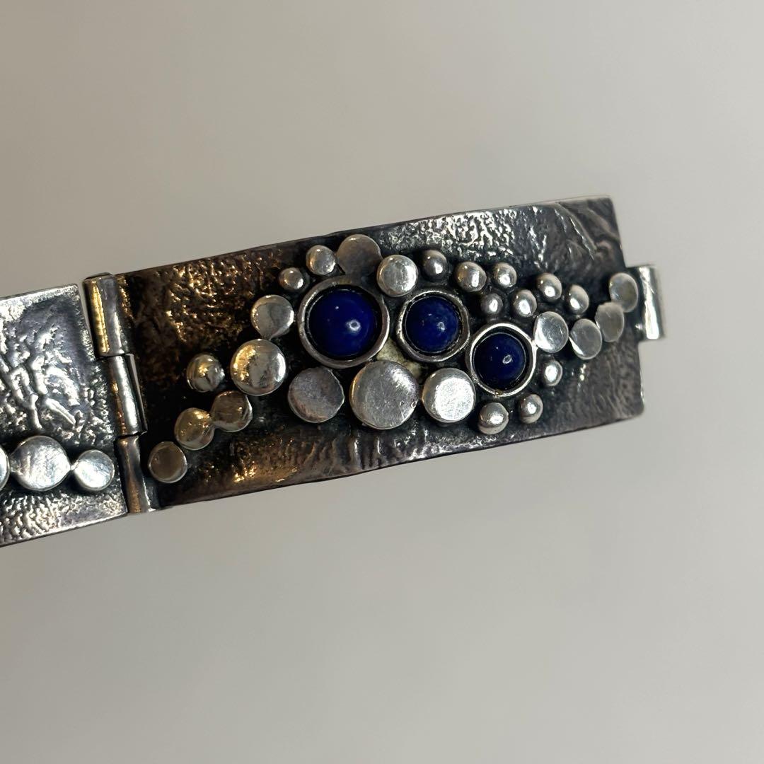 ノルウェー　北欧　ハンドメイド　シルバーブレスレット