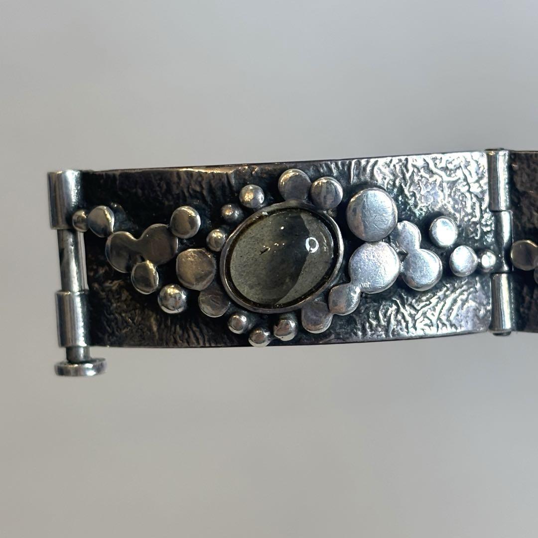 ノルウェー　北欧　ハンドメイド　シルバーブレスレット