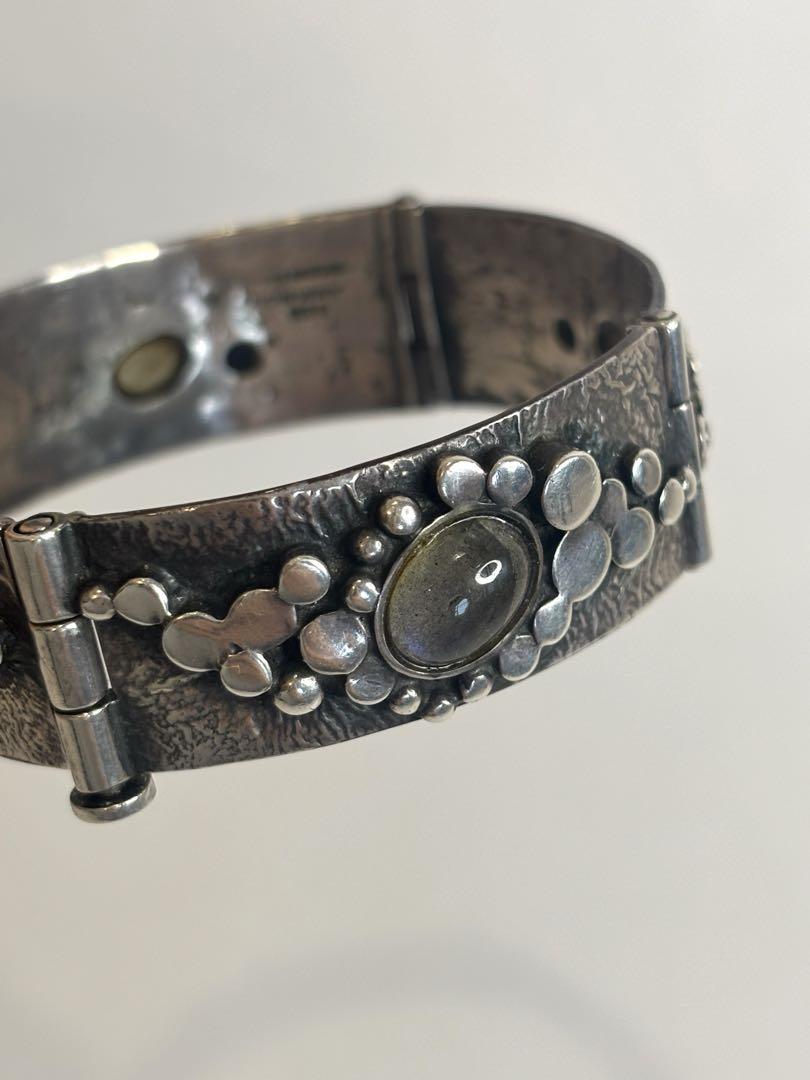 ノルウェー　北欧　ハンドメイド　シルバーブレスレット