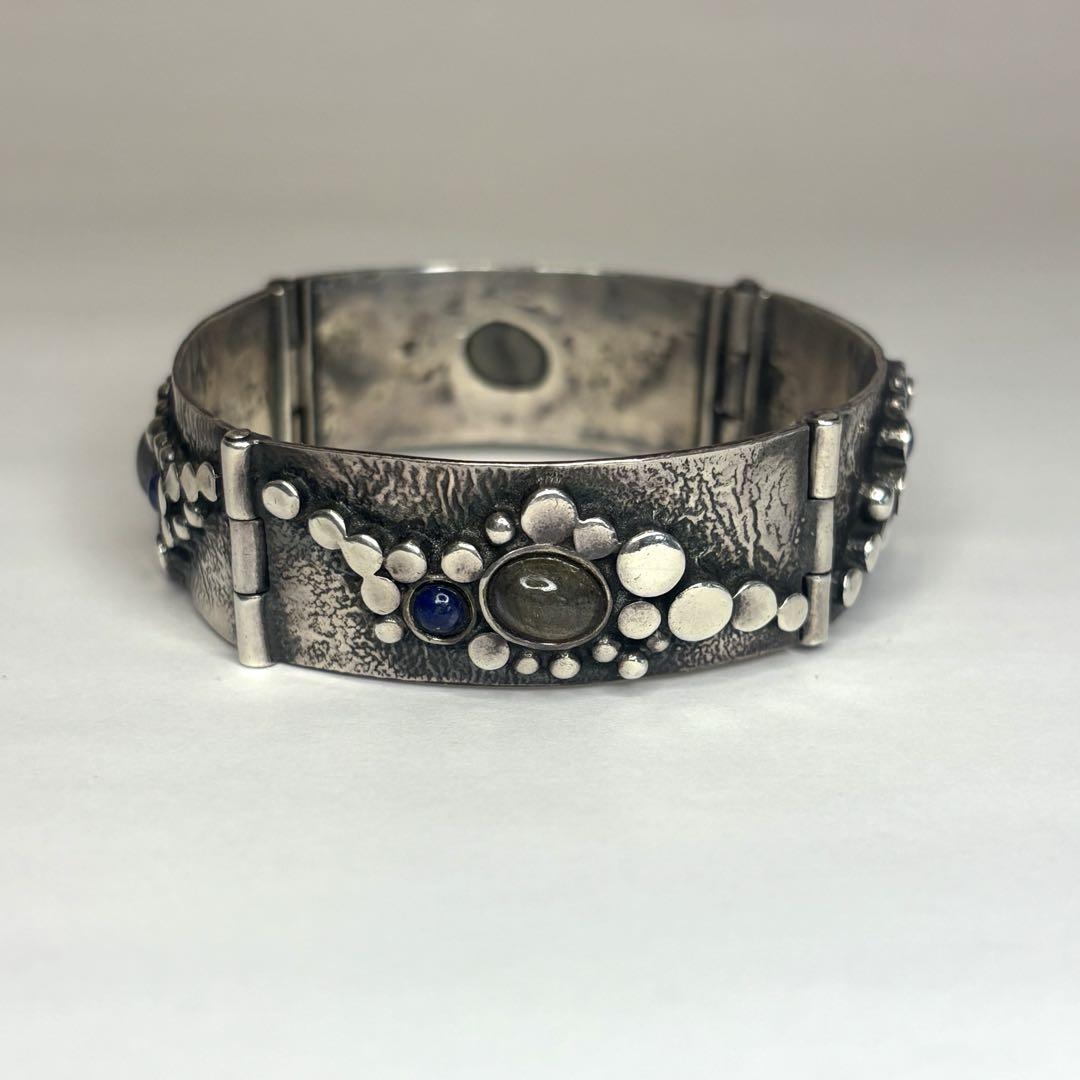 ノルウェー　北欧　ハンドメイド　シルバーブレスレット