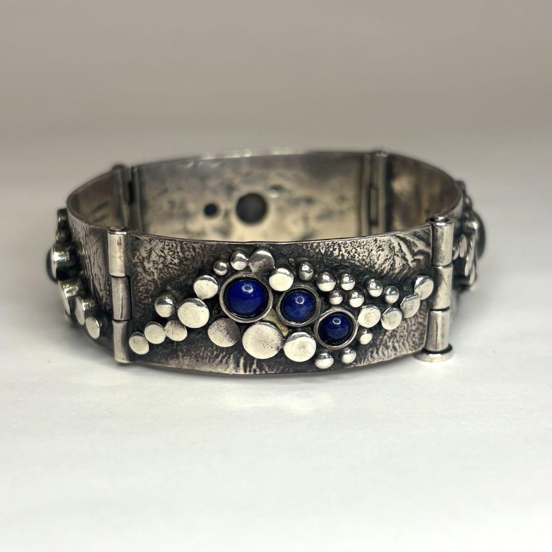 ノルウェー　北欧　ハンドメイド　シルバーブレスレット