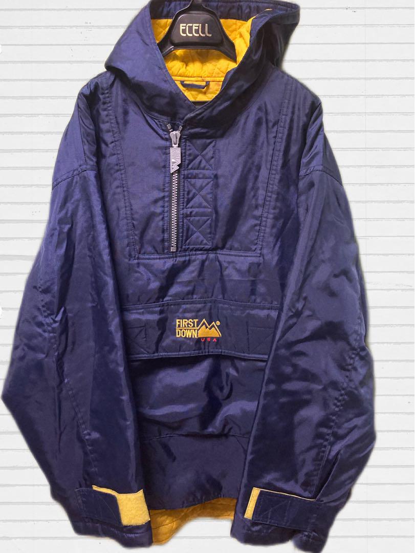 First down 美品　アノラック　ネイビー　Mサイズ