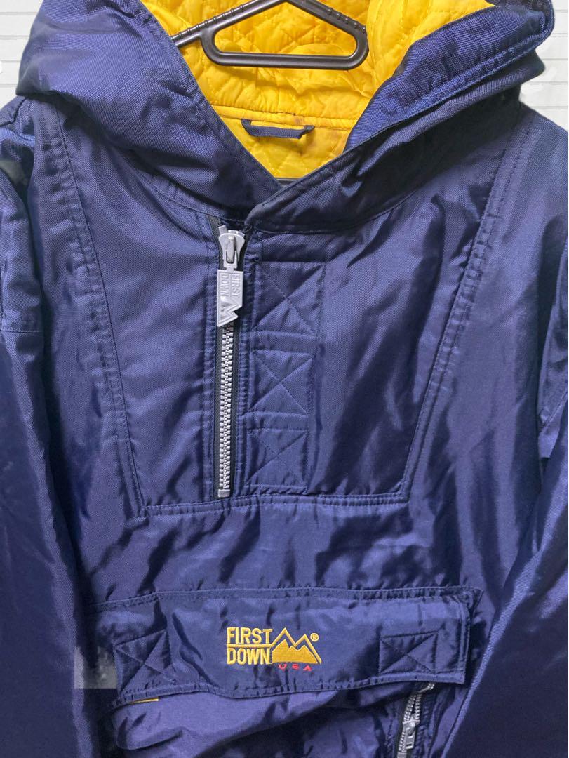First down 美品　アノラック　ネイビー　Mサイズ