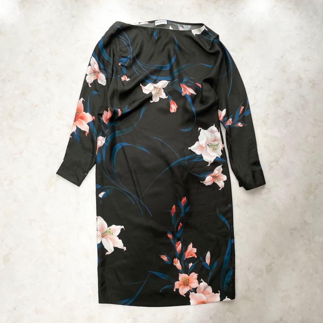 DRIES VAN NOTEN 花柄ワンピース 36 DRIES VAN NOTEN - 美品 ドリスヴァンノッテン 20SS ワンピース