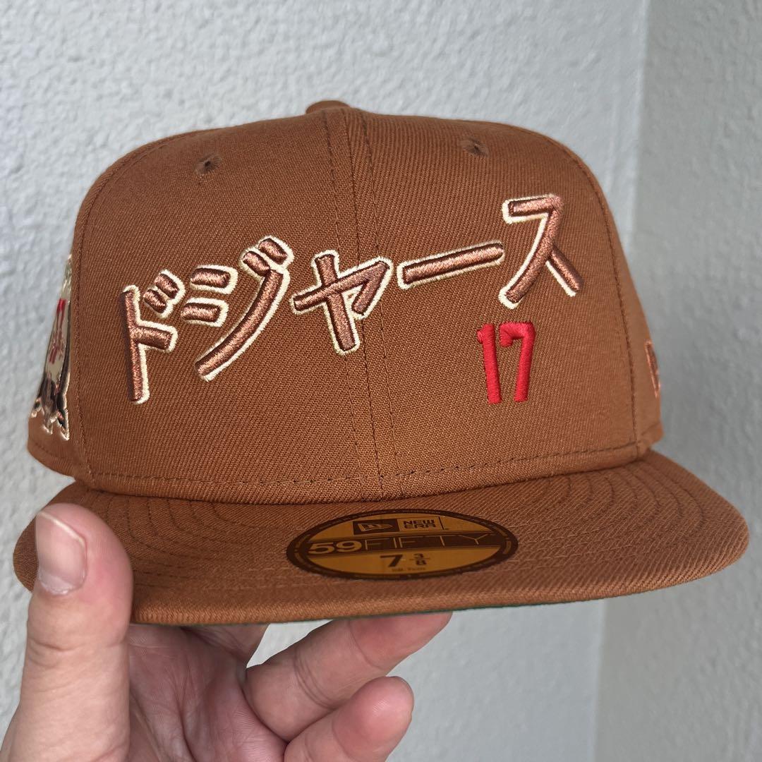 NEW ERA ドジャース カタカナロゴ 大谷ネームサイドパッチ付き 7 3/8