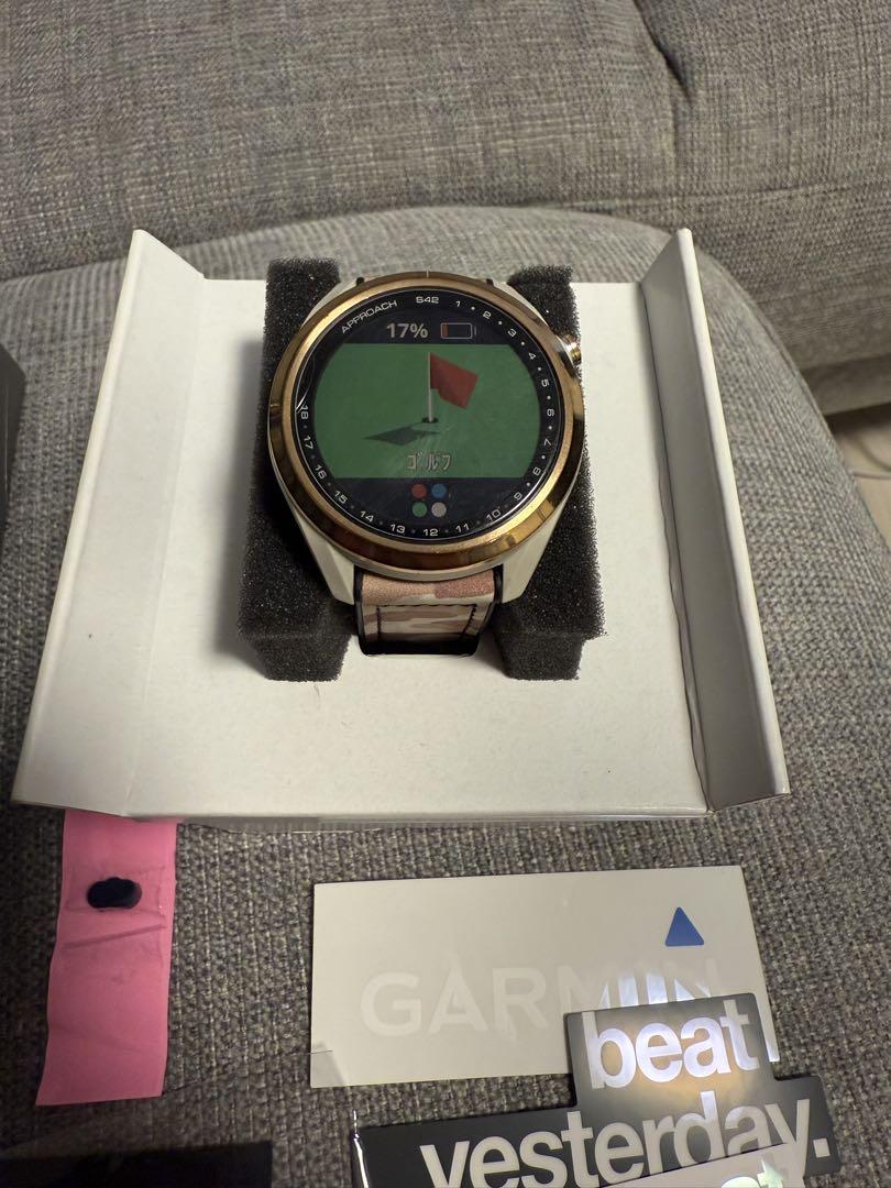 Garmin Approach S42 GPSゴルフウォッチ　美品