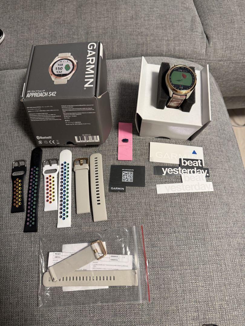 Garmin Approach S42 GPSゴルフウォッチ　美品