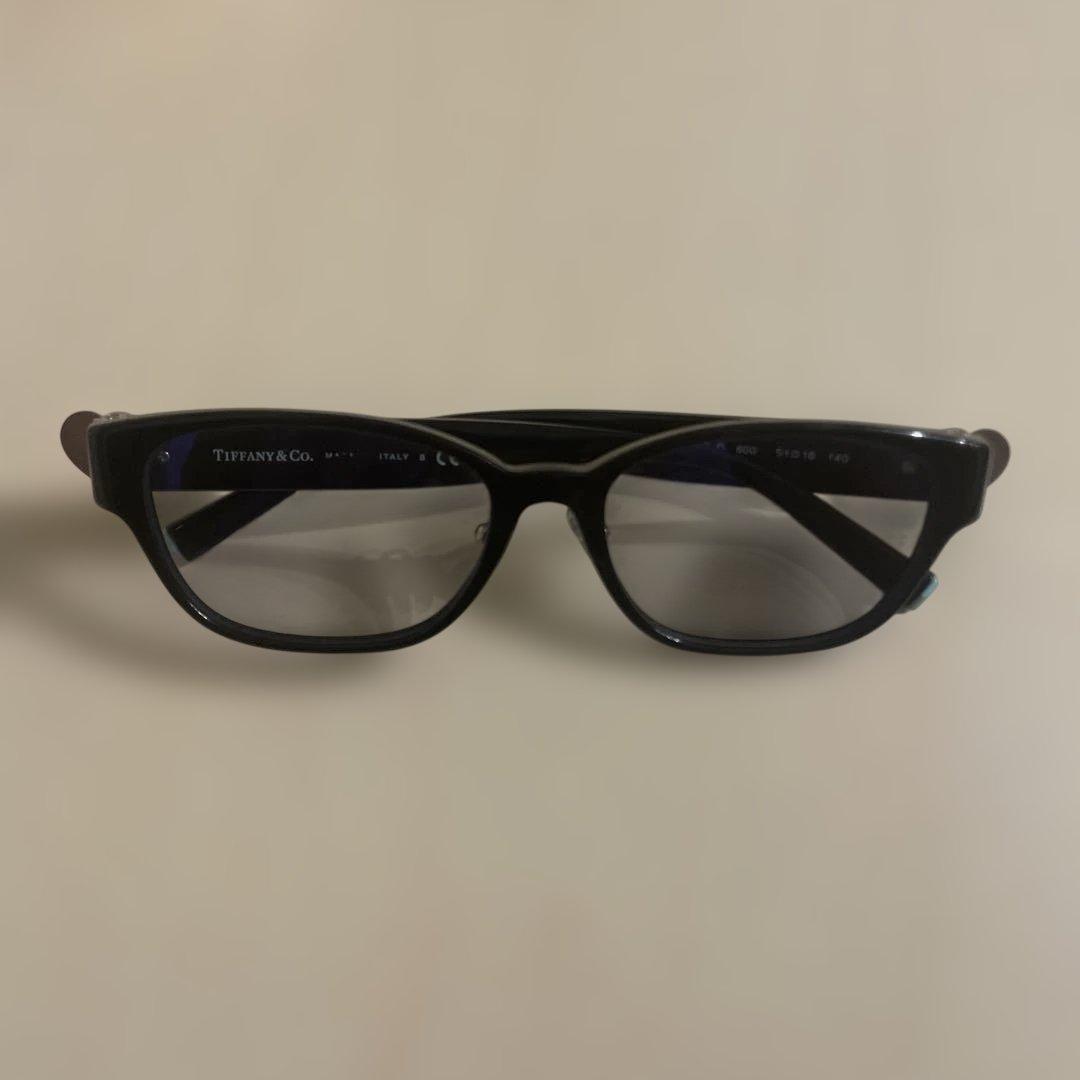 Tiffany & Co. ブラック メガネ　フレーム　ティファニー　眼鏡