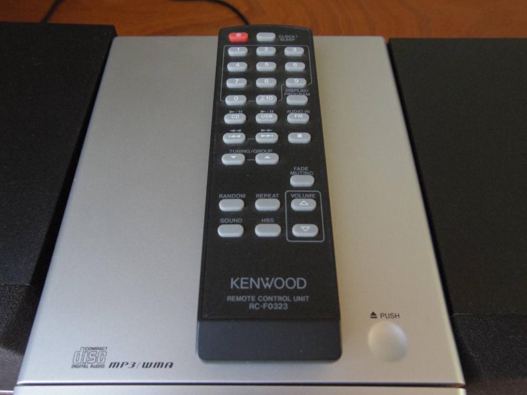 【美品動作品】KENWOOD  コンポーネント純正リモコン付きM-313