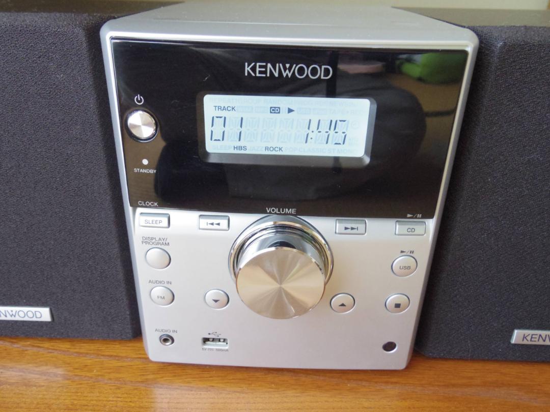 【美品動作品】KENWOOD  コンポーネント純正リモコン付きM-313