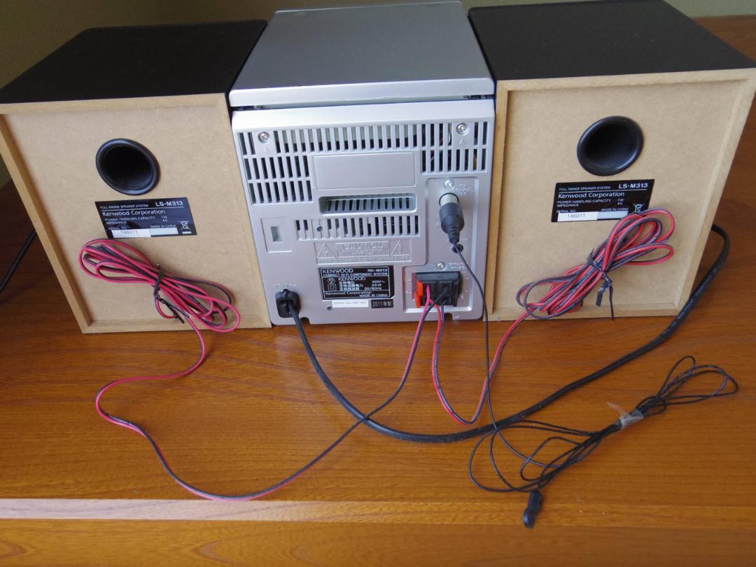 【美品動作品】KENWOOD  コンポーネント純正リモコン付きM-313