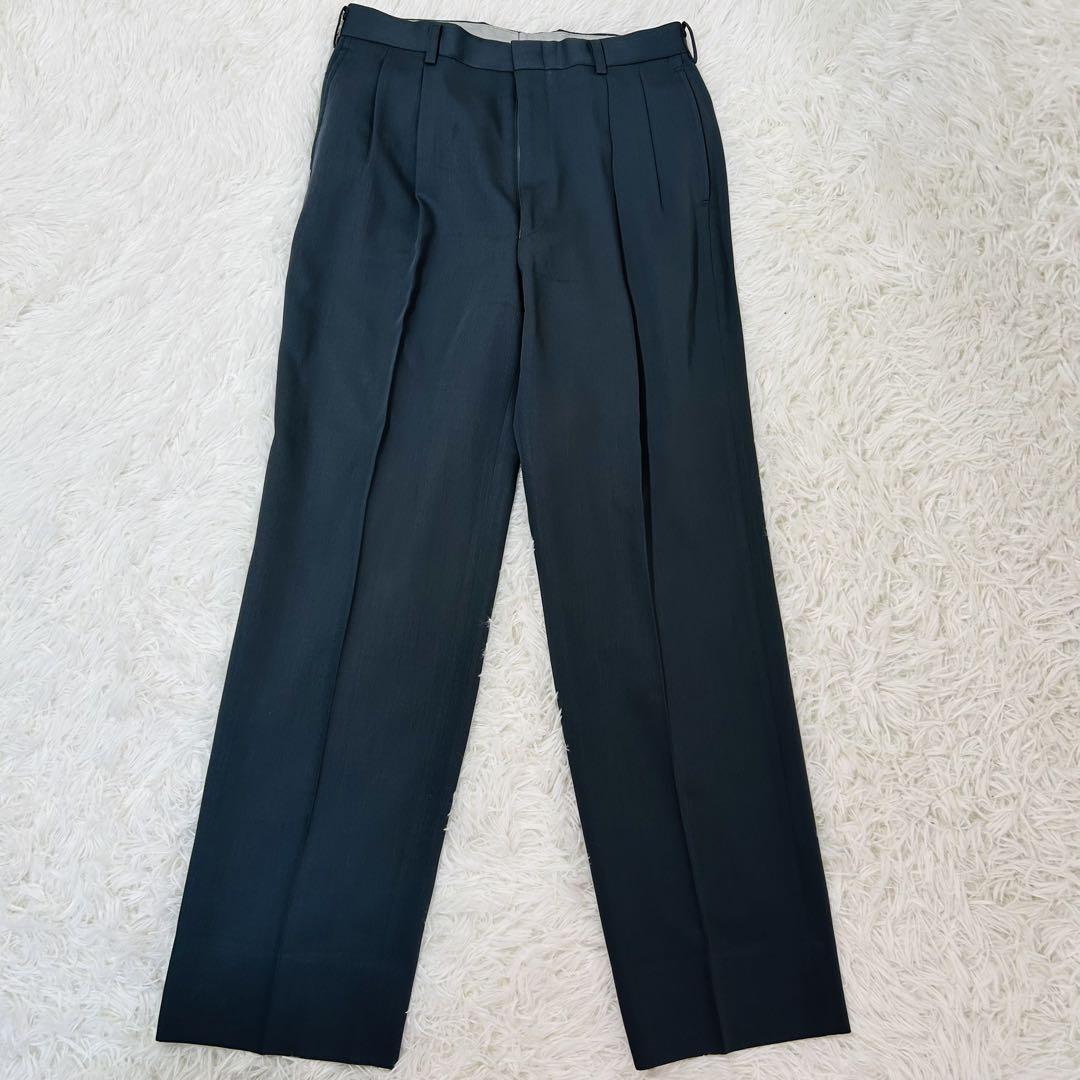 古着レトロ】vintage セットアップ ダブル ウール グレー 菅田将暉