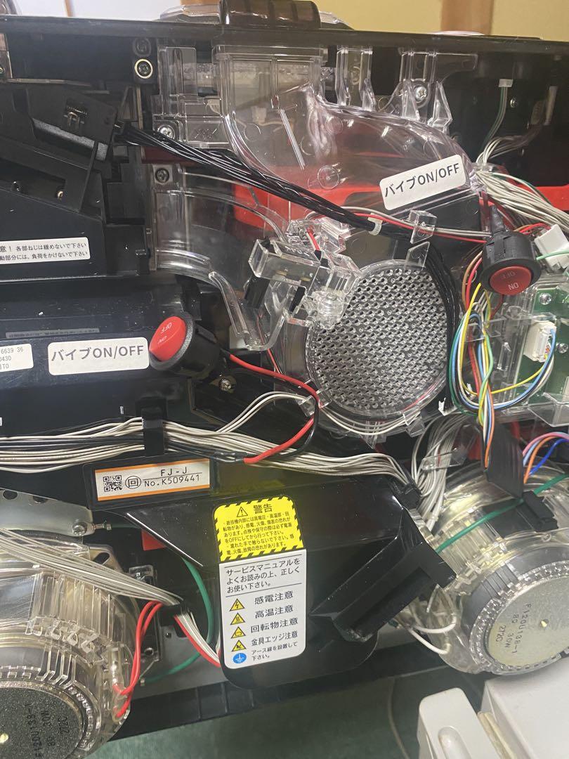 スロット 実機 とある科学の超電磁砲コイン不要機 プッシュバイブON OFF搭載
