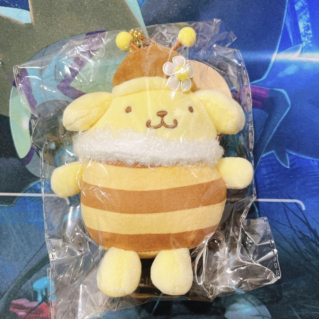 サンリオ】 ポムポムプリン はちさん むにゅぐるみマスコット 蜂