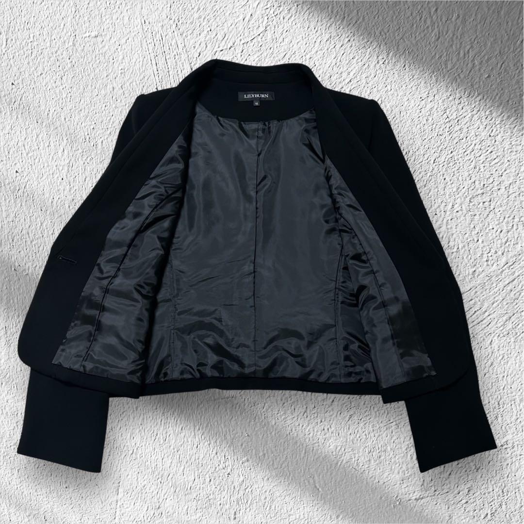 LILIYBURN 東京ソワール ブラックフォーマル ワンピース スーツ 11号