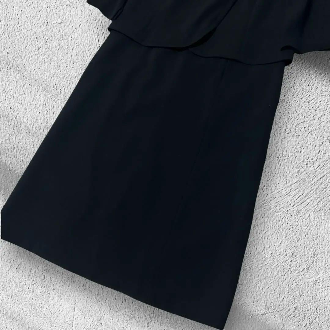 LILIYBURN 東京ソワール ブラックフォーマル ワンピース スーツ 11号