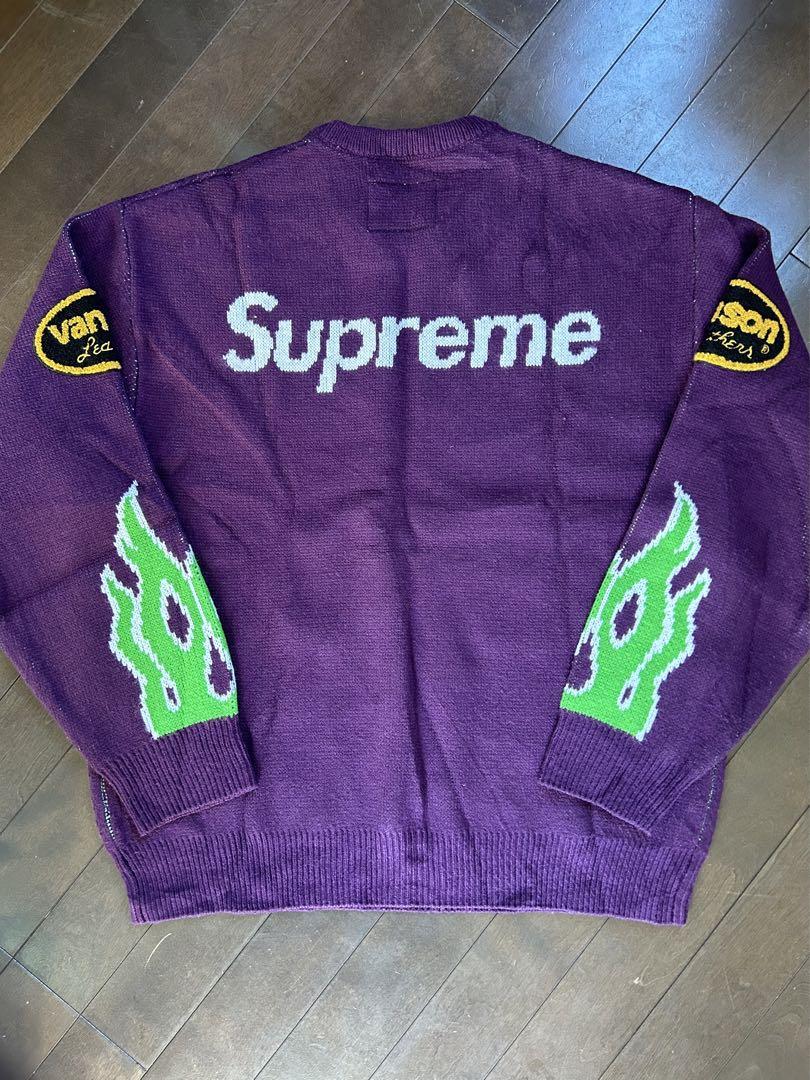 Supreme Vanson Leathers Sweater シュプリーム
