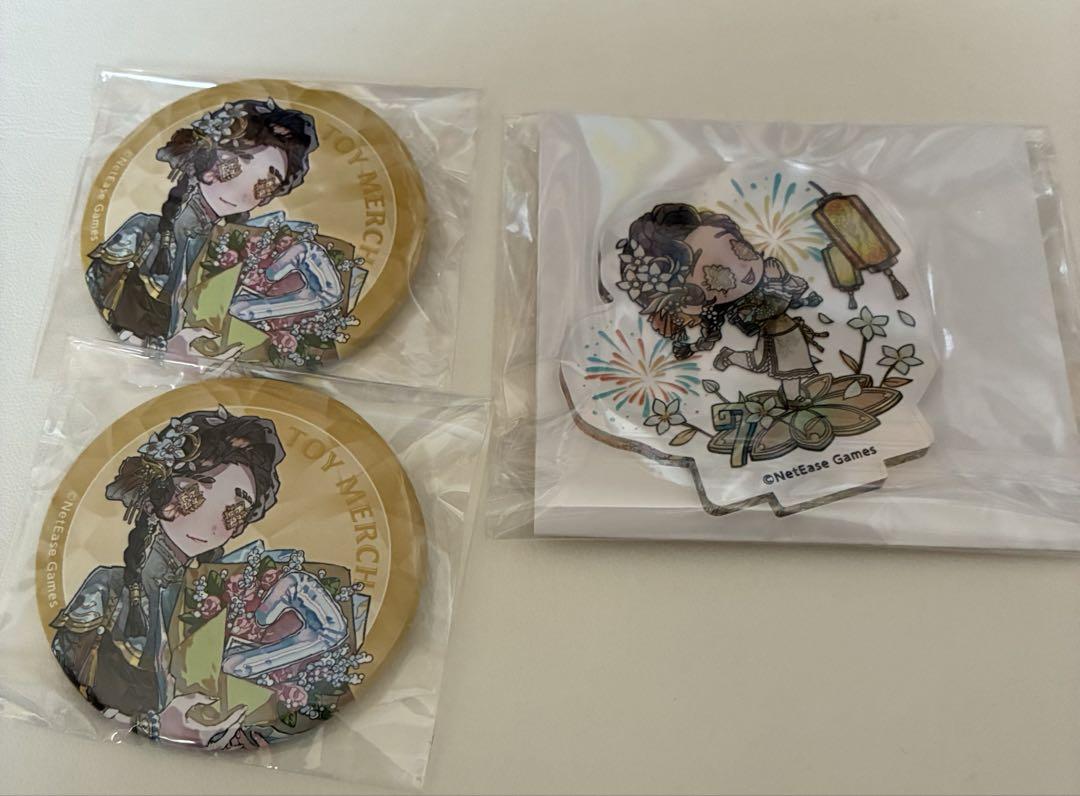 第五人格 スイパラ 缶バッジ アクリルスタンド 玩具職人 玩具職人】第五人格7周年 ミニキャラトレーディング アクリル