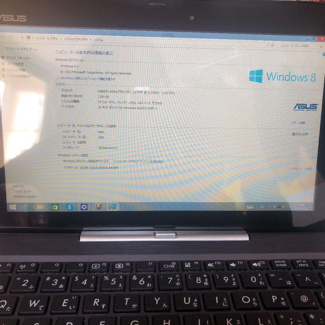 Ken様専用 ASUS t100taf Win8.1 モバイルpc タッチパネル dA5fg-m83810347131 正規品国産