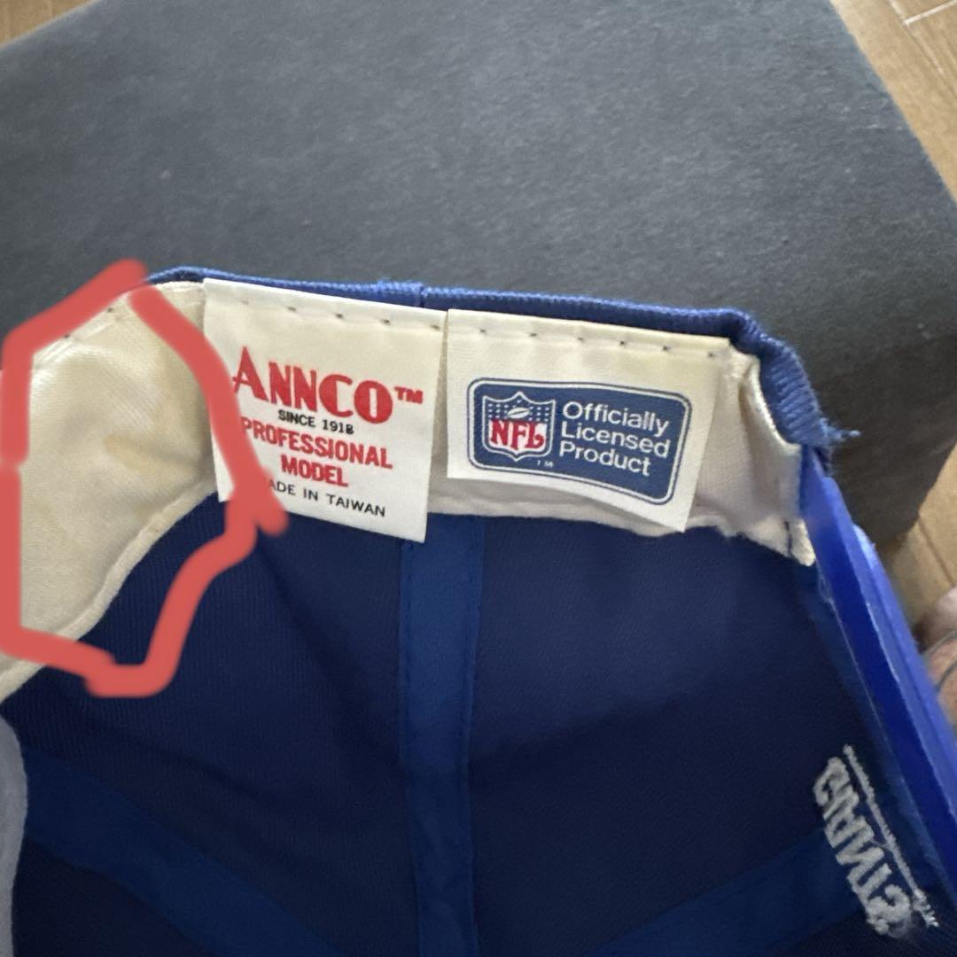 ANNCO デッドストック NFL 5パネル スナップバック キャップ