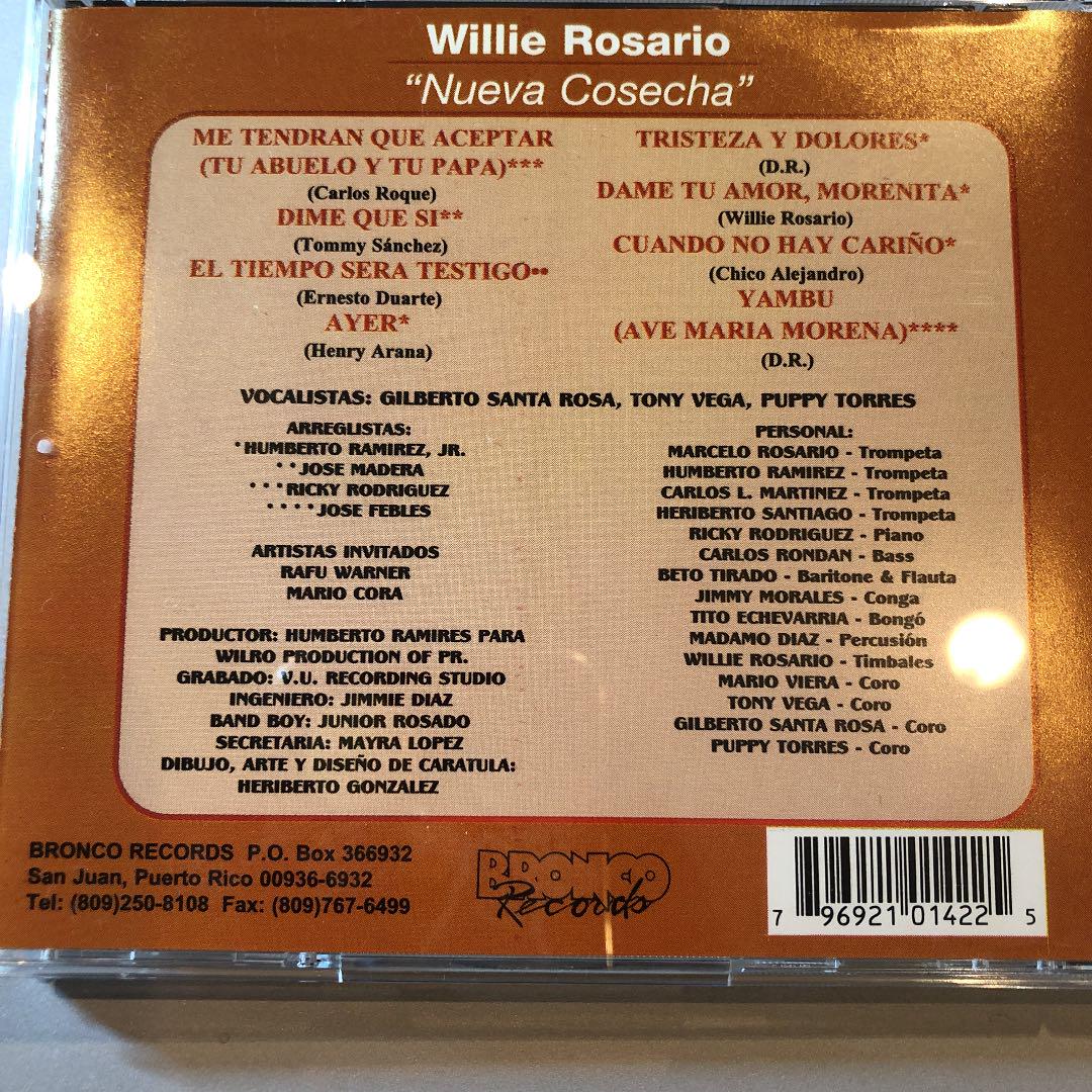 Willie Rosario/Nueva Cosecha 輸入盤CD