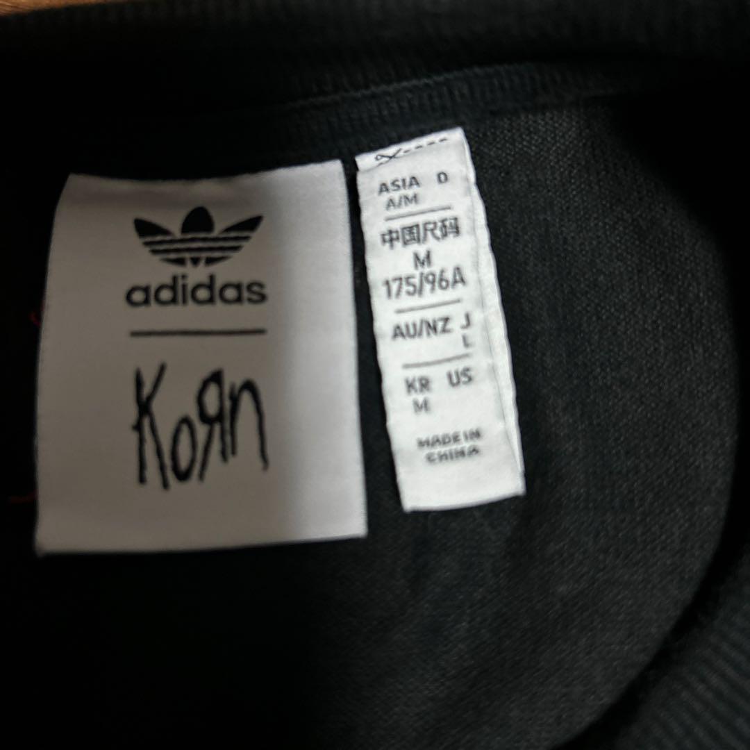 KORN x adidas 長袖Tシャツ 黒 Mサイズ