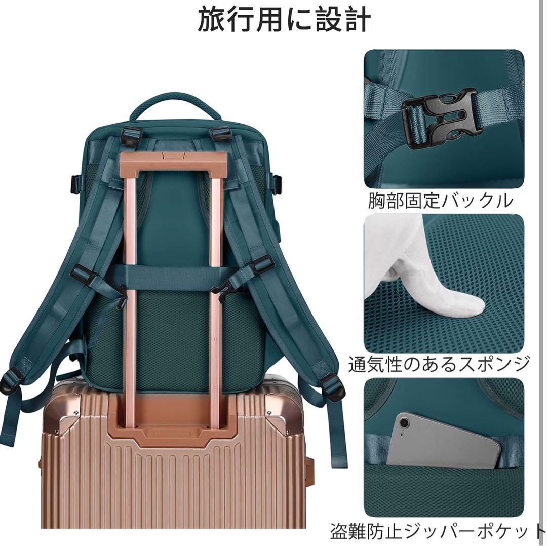ビジネスリュック レディース 15.6インチ ミントグリーン - メルカリ