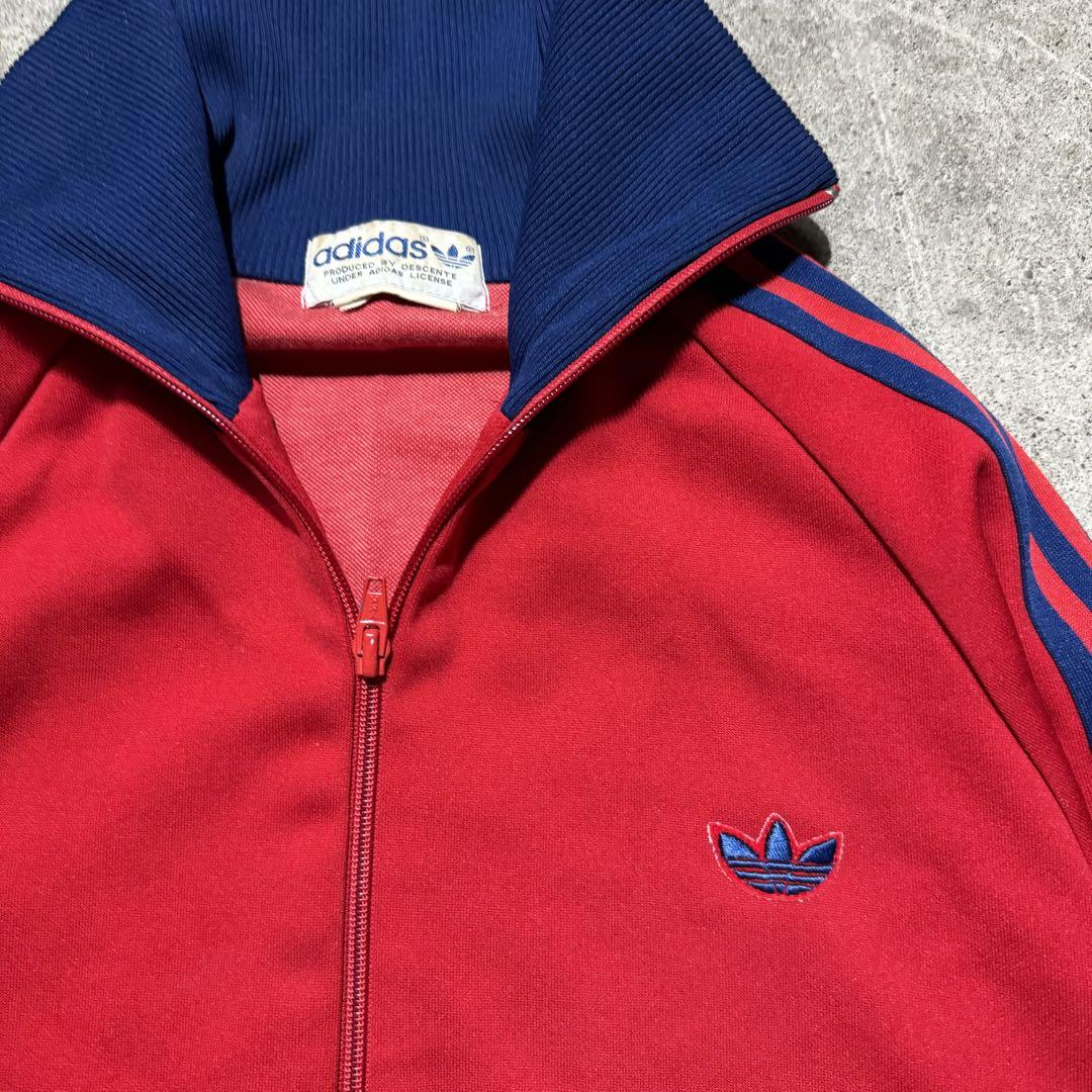 n　80s vintage adidas トラックジャケット　デサント製