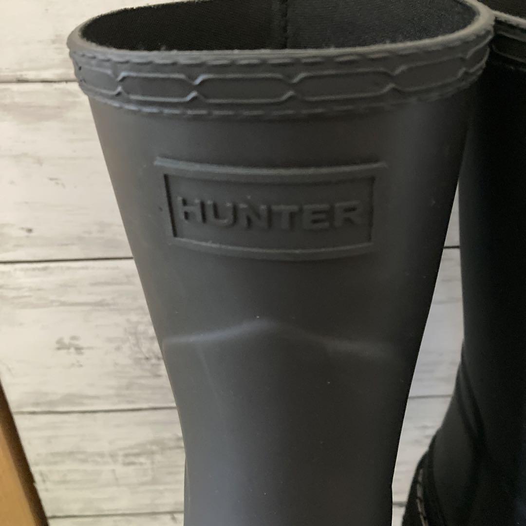 美品【HUNTER】ハンター　ショート　レインシューズ