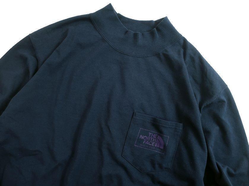 ノースフェイス パープルレーベル ナナミカ モックネック 長袖 Tシャツ ロンT