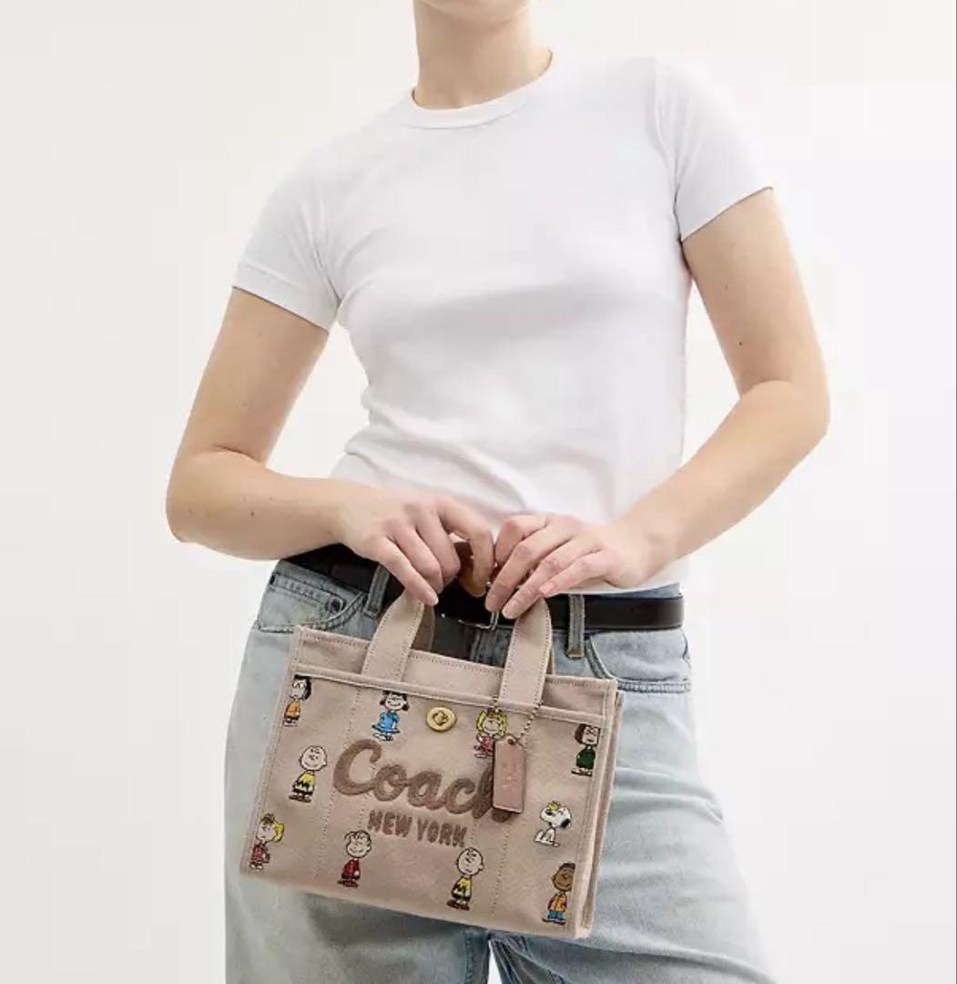 コーチCOACH カーゴトートピーナッツコラボ 新品未使用