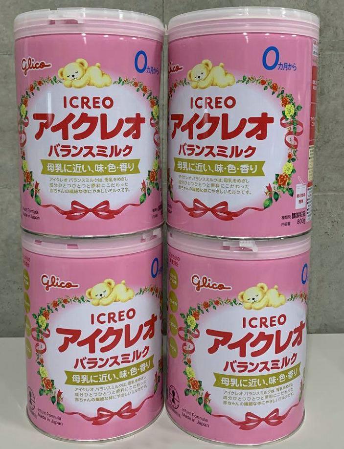 Glico アイクレオ バランスミルク 800g 4缶セット - メルカリ