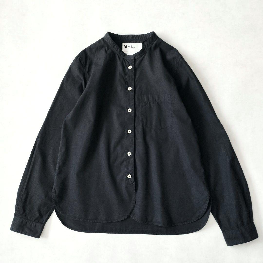 MARGARET HOWELL MHL✨バンドカラー コットンシャツ