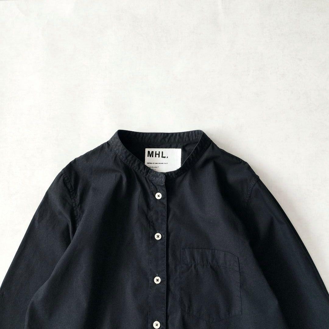 MARGARET HOWELL MHL✨バンドカラー コットンシャツ