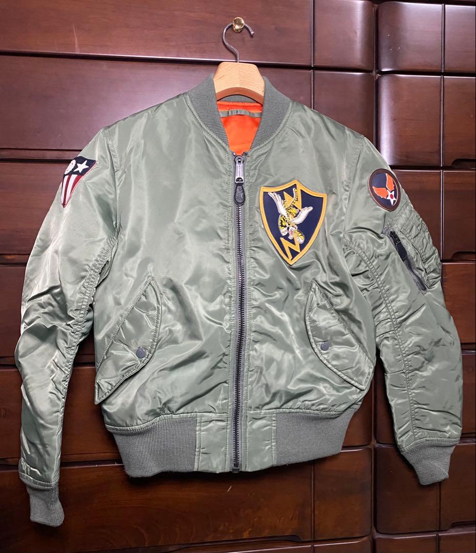 AVIREX アビレックス MA-1 パッチド フライングタイガースM・AVIREX