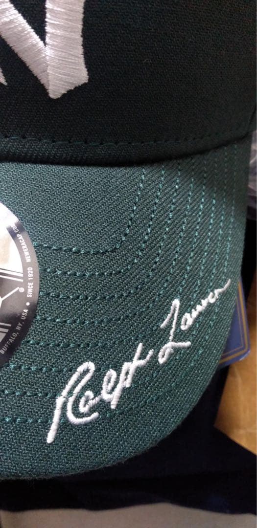 緑 POLO RALPH LAUREN ヤンキース フィッテド キャップ 緑 POLO RALPH LAUREN ヤンキース フィッテド キャップ