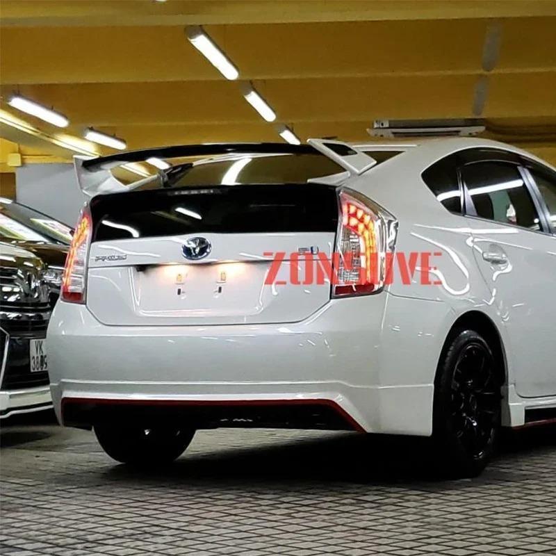 トヨタ プリウス 専用設計リアウイングスポイラー ZVW30 ZVW51 白黒